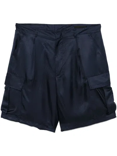 PRADA PRADA SILK CARGO SHORTS