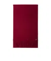 Prada Silk And Cashmere Scarf In Cherry