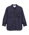 Prada Silk Chiffon Shirt In Multi