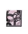 Prada Printed Silk Twill Scarf In Black