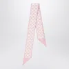 Prada Silk Jacquard Scarf In Pink