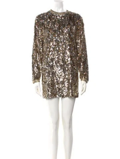 Pre-owned Prada Silk Mini Dress In Multi