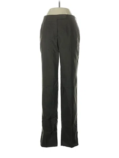 Pre-owned Prada Silk Pants In Brown