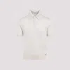 Prada Natural Silk T-shirts And Polos In White
