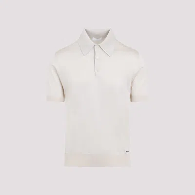 Prada Natural Silk T-shirts And Polos In White