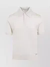 Prada Natural Silk T-shirts And Polos In White