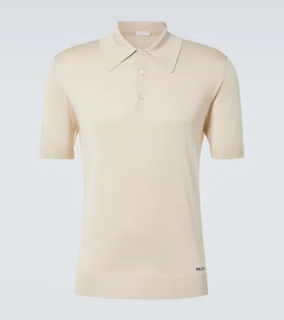 PRADA SILK POLO SHIRT