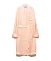 Prada Silk Robe In Peach