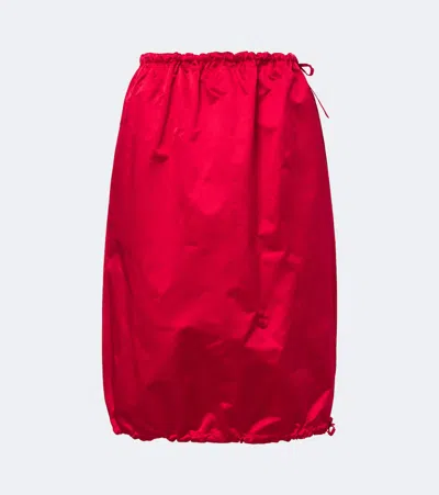 Prada Schlauchschal Aus Einem Alpakagemisch In Red