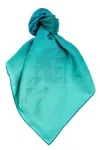 Prada Silk Scarf Scarves And Foulards Blue