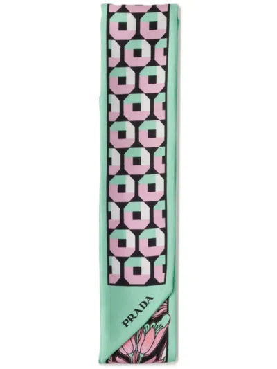 PRADA SILK SCARF