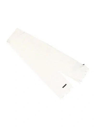 Pre-owned Prada Silk Scarf In Neutral