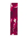 Prada Printed Silk Shantung Skinny Scarf In Purple