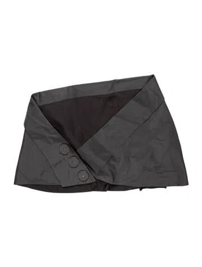 Pre-owned Prada Silk Shawl In Grey