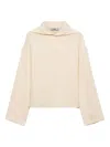 Prada Hemd Aus Seiden-walkstoff In Neutrals