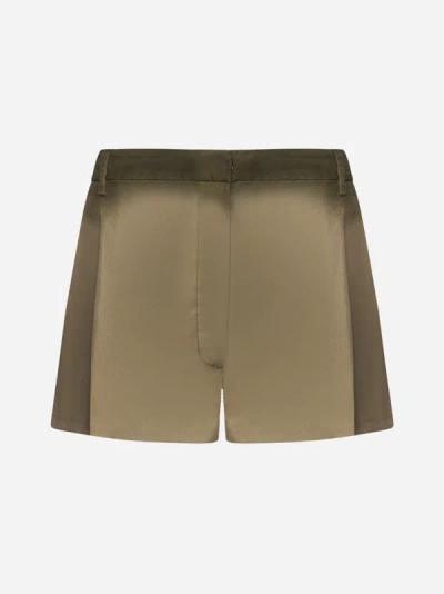 Prada Silk Shorts In Multi