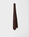 Prada Silk Tie In Brown