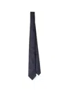 Prada Silk Tie In Blue