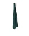 Prada Silk Tie In Bottle Green