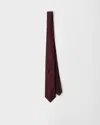 Prada Silk Tie In Burgundy