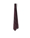 Prada Silk Tie In Plum