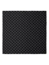 Prada Polka Dot Silk Scarf In Black