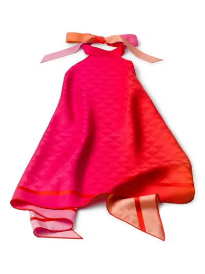 Prada Silk Twill Scarf In Pink