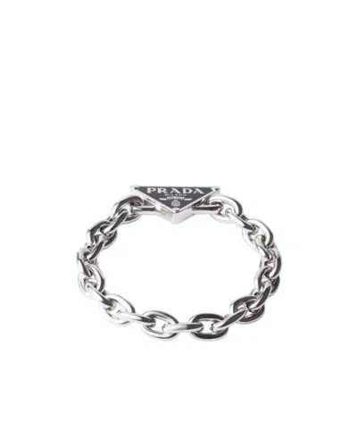 Prada Kettenarmband Aus Silber