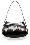 Prada Cleo Concert-print Metallic Leather Shoulder Bag