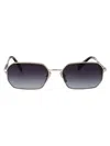 Prada Silver Metal Sunglasses In Metallic
