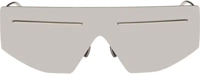PRADA SILVER SHIELD SUNGLASSES