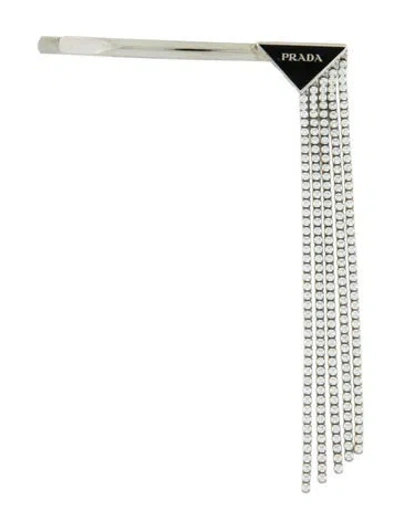 Pre-owned Prada Silver Stained  Hair Pin