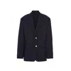 Prada Mohair And Silk Blazer Jacket