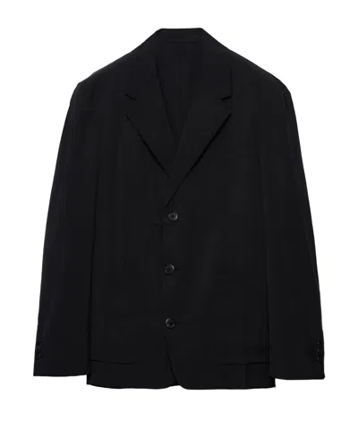 PRADA PRADA BUTTON-UP TAILORED BLAZER