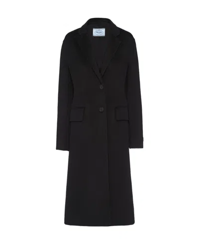 PRADA PRADA SINGLE-BREASTED LONG COAT