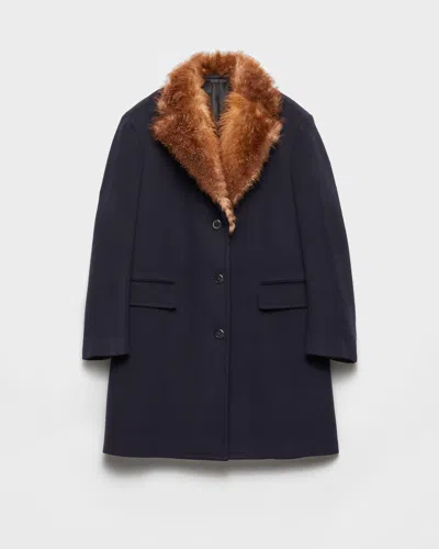 PRADA SINGLE-BREASTED CLOTH COAT