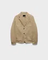 Prada Cotton Pocket-detail Relaxed Blazer In Kordel