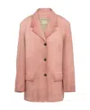 Prada Caban Camoscio In Pink