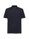 Prada Single-breasted Shirt In Blue
