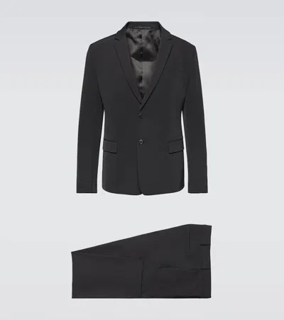 Prada Techno-stretch Single-breasted Suit In Black