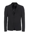 Prada Single-breasted Suit Jacket In Black