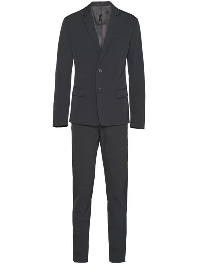 PRADA PRADA SINGLE-BREASTED TECHNO SUIT