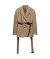 Prada Single-breasted Twill Blazer In Natural Color
