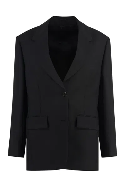 Prada Jackets And Vests In Black