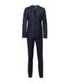 Prada Tailored Two-piece Button-front Suit In Blue
