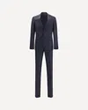 Prada Single-breasted Wool And Cashmere Suit In Blue