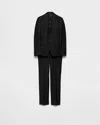 Prada Single-breasted Wool And Cashmere Suit In Gray