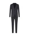 Prada Single-breasted Wool And Mohair Suit In Black