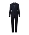 Prada Single-breasted Wool And Mohair Suit In Blue