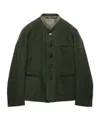 Prada Single-breasted Wool Jacket In Green